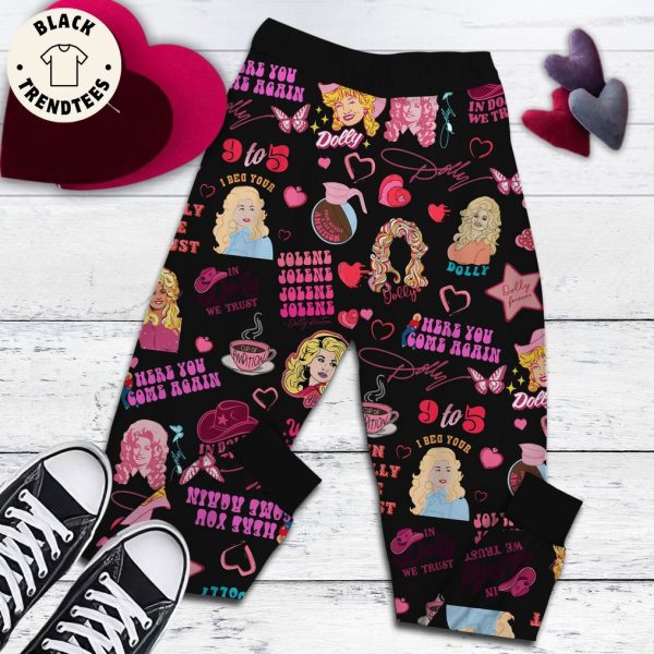 I Can’t Live Without You If The Love Was Gone Black Design Pajamas Set