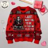 Let’s Spend the Night Together Lips Red Design 3D Sweater