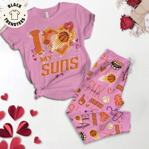 I Love My Suns Pink Design Pajamas Set