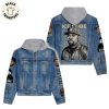 I Want To ride My Bicycle I Want To Ride My Bike Portrait Design Hooded Denim Jacket