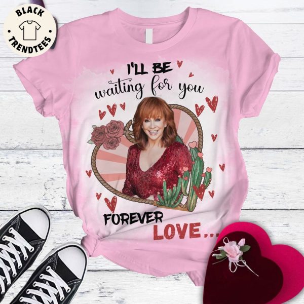 I’ll Be Waiting For You Forever Love Fancy Pink Design Pajamas Set