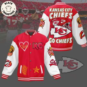 Kansas City Chiefs Logo Red Design Baseball Jacket
