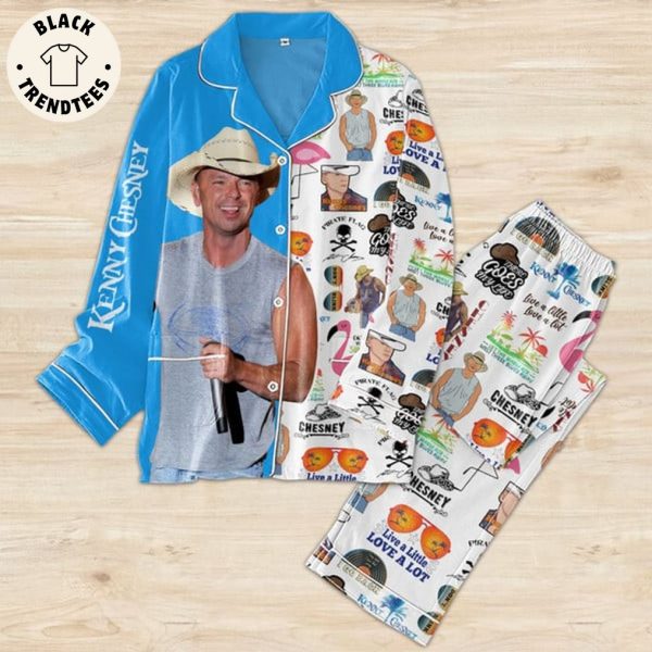 Kenny Chesney Portrait Design Pajamas Set