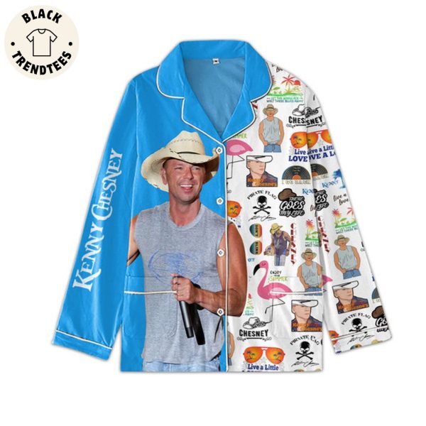 Kenny Chesney Portrait Design Pajamas Set