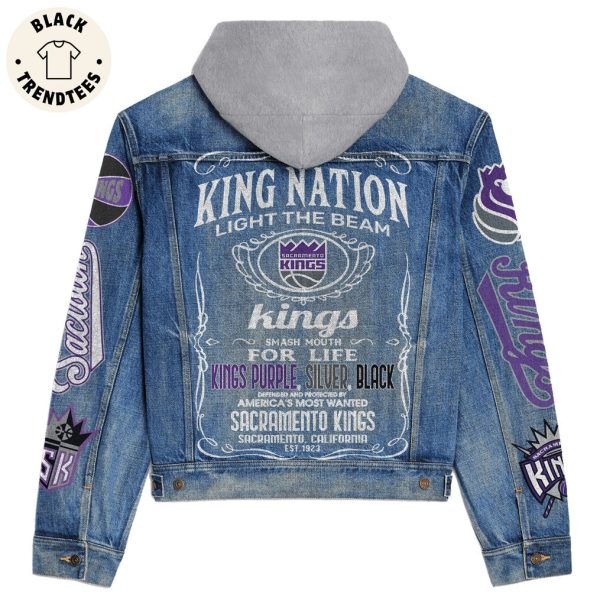 King Nation Light The Beam Hooded Denim Jacket