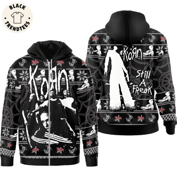 Korn Still A Freak Black Design 3D Hoodie