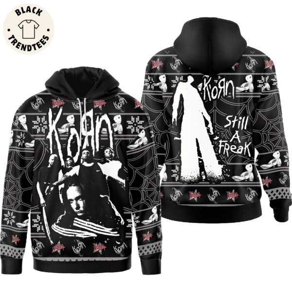 Korn Still A Freak Black Design 3D Hoodie