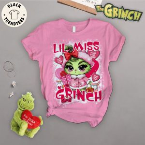 Lil Miss Stank Stink Grinch Pink Design Pajamas Set