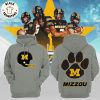 Limited Edition Missouri Tigers Football Mascot Black Design 3D Hoodie Longpant Cap Set