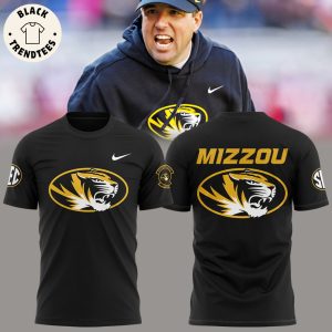 Limited Edition Missouri Tigers Full Black Nike Logo Design 3D T-Shirt