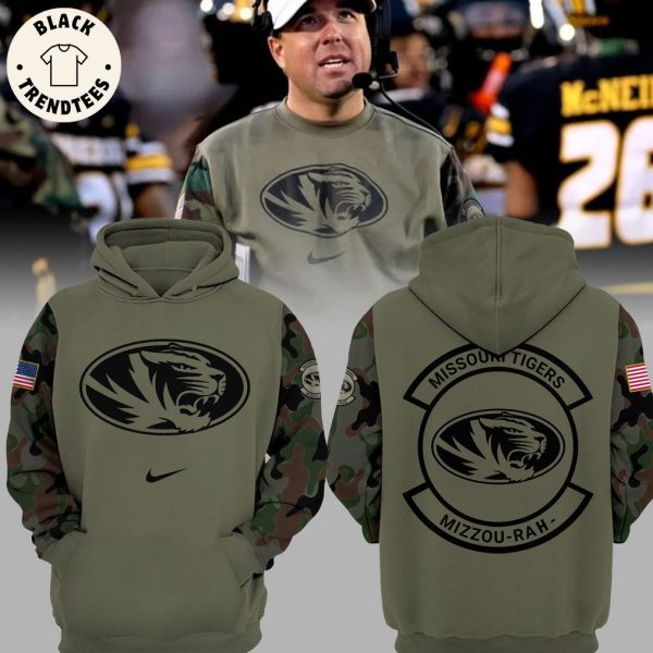 Limited Edition Missouri Tigers Veterans Nike Logo Design 3D Hoodie