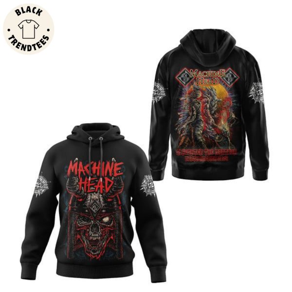 Machine Head Skull Design 3D Hoodie