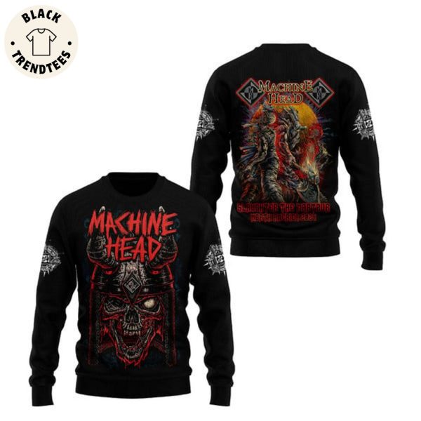 Machine Head Skull Design 3D Hoodie