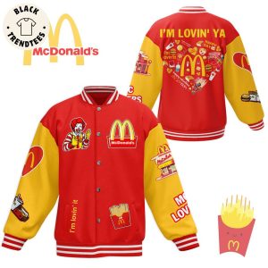 McDonald’s Red Design Baseball Jacket