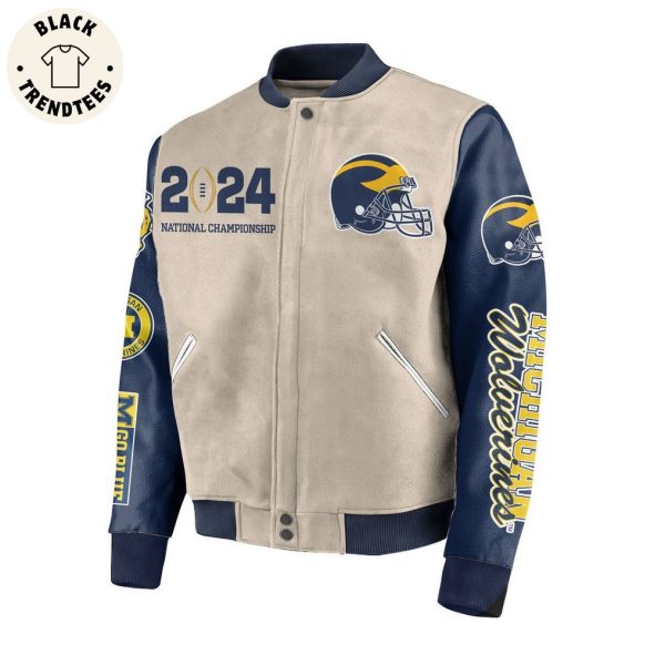 Michigan Wolverines National Championship 2024 Baseball Jacket