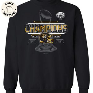 Missouri Tigers 2023 Cotton Bowl Champions 2023 Black Design 3D Sweater