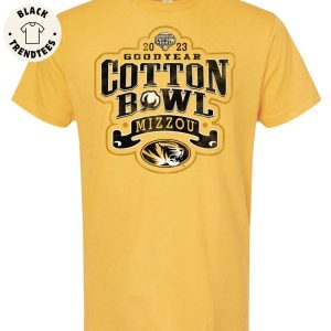 Missouri Tigers 2023 Cotton Bowl Mizzou Yellow Design 3D T-Shirt