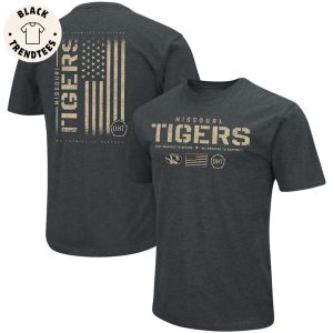 Missouri Tigers Black Design 3D T-Shirt
