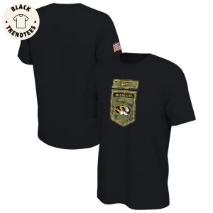 Missouri Tigers Design Black 3D T-Shirt
