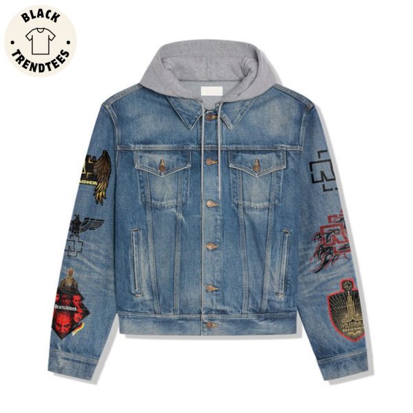 Namristein Ich Will Ficken Hooded Denim Jacket