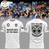 New Zealand Warriors Up The Wash NRL Black Logo Design 3D T-Shirt