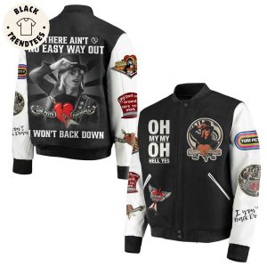 Oh My My Oh Hell Yes Black Design Baseball Jacket