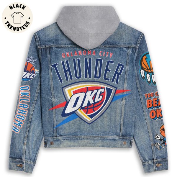 Oklahoma City Thunder OKC Hooded Denim Jacket