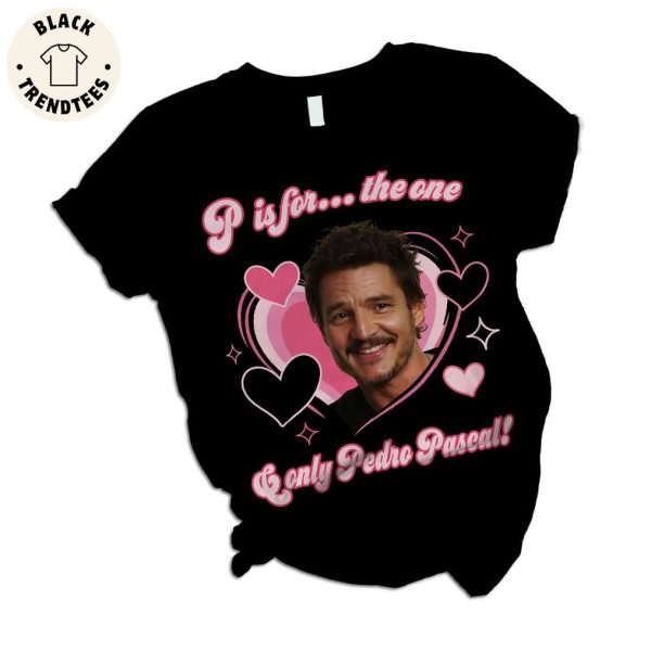 Only Pedro Pascal Hapy Valentine’s Day Black Design Pajamas Set