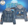 Pelicans New Orleans Mascot Design Hooded Denim Jacket