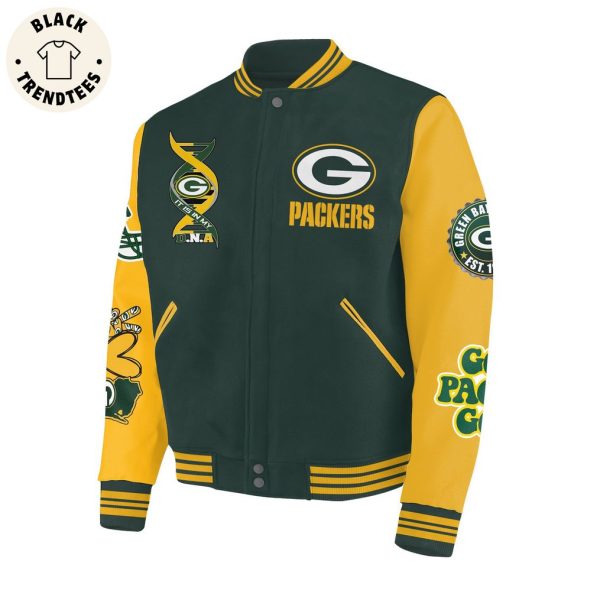 Packers Green Bay Pride Since 1919 Green Design Baseball Jacket