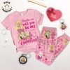 Our Love Will Not Fade Away Happy V-Day Black Design Pajamas Set