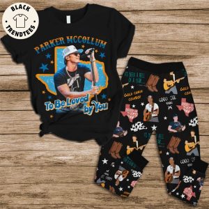 Parker Mccollum To Be Loved By You Black Design Pajamas Set