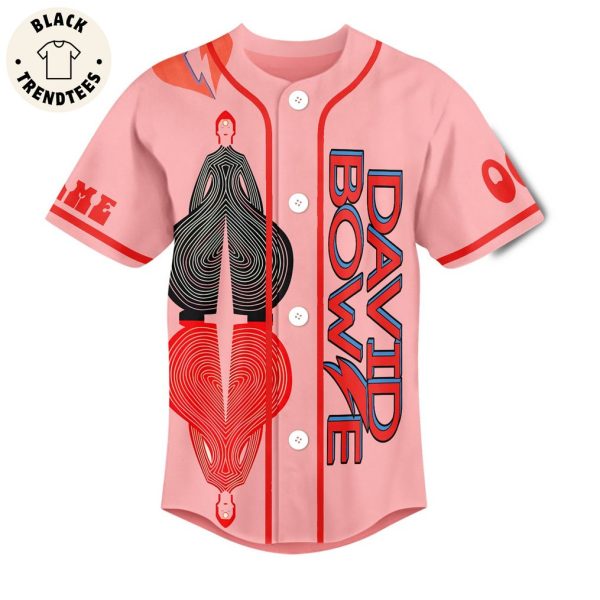 Personalized Hot Tramp I Love You So David Bowe Pink Design Baseball Jersey