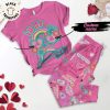 Scream For Me On Valentine’s Day Baby Pink Design Pajamas Set