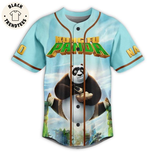 Personalized Kungfu Panda Behold The GreatDragon Warrior Baseball Jersey