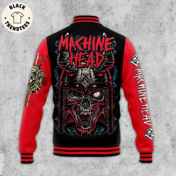 Personalized Makhine Head Skull Design Baseball Jacket