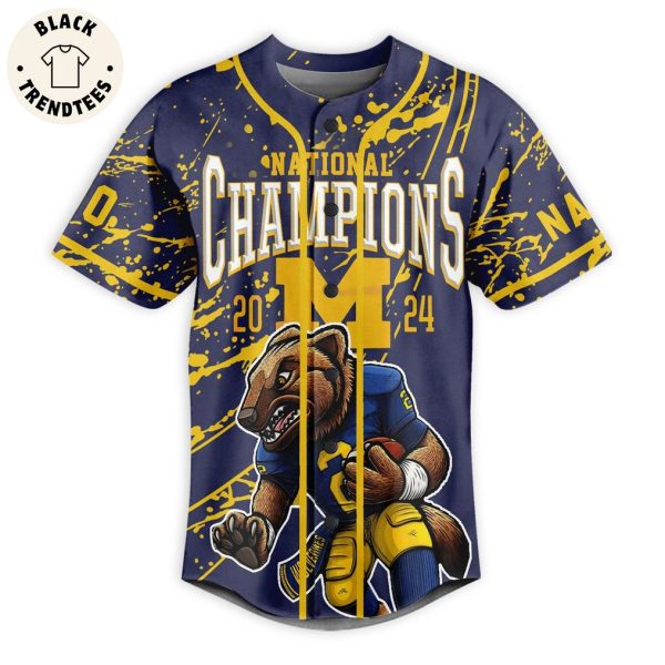 Personalized National Champions 2024 Design Baseball Jersey