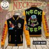 Personalized Neck Deep Design Skull Baseball Jacket