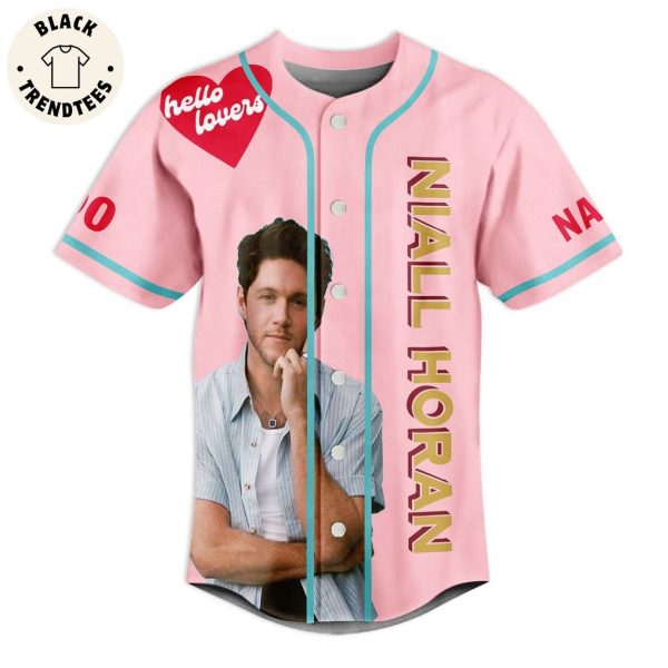 Personalized Niall Horan Pink Design Baseball Jersey