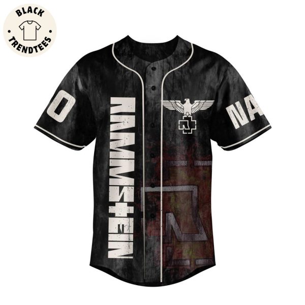 Personalized Rammstein Europe Stadium Tour 2024 Design Baseball Jersey