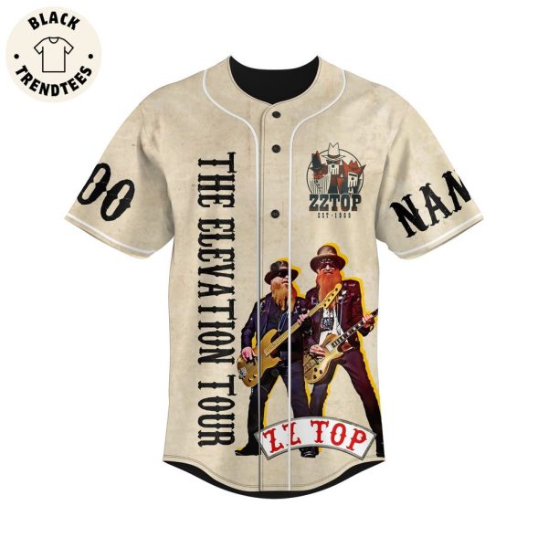 Personalized The Alevation Tour ZZ Top Design Baseball Jersey