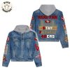 SF49 Sanfrancisco Philipians 4-13 Mascot Design Hooded Denim Jacket