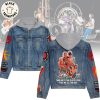 Phoenix Suns Rolly The Valley Mascot Design Hooded Denim Jacket