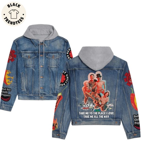 Red Hot Chilli Peppers Hooded Denim Jacket