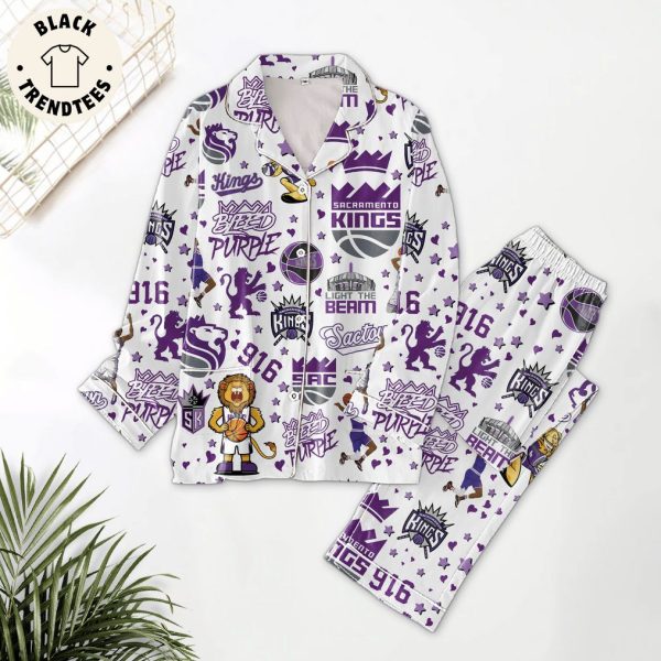 Sacramento Kings Light The Beam 916 Pajamas Set