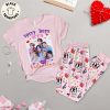 Will You Be My Valentine Pink Design Pajamas Set