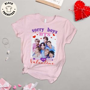 Sorry Boys BTS Portrait Pink Design Pajamas Set