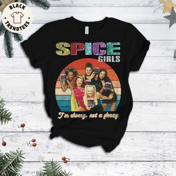 Spice Girls Im Choosy Not a Floozy Black Design Pajamas Set