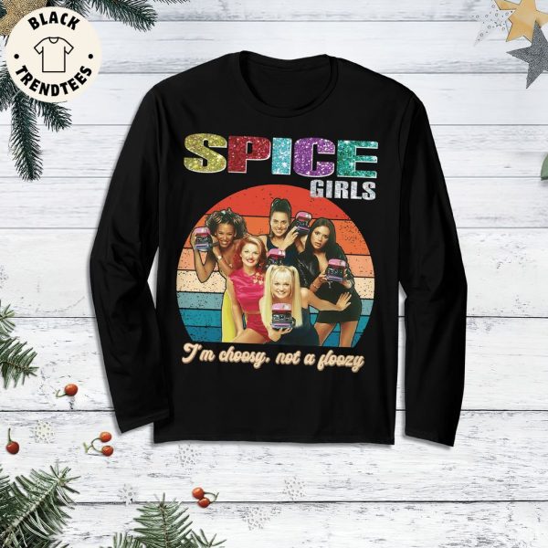 Spice Girls Im Choosy Not a Floozy Black Design Pajamas Set