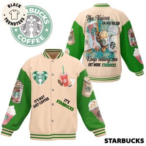 Starbucks The Voices In My Head Baseball Jacket